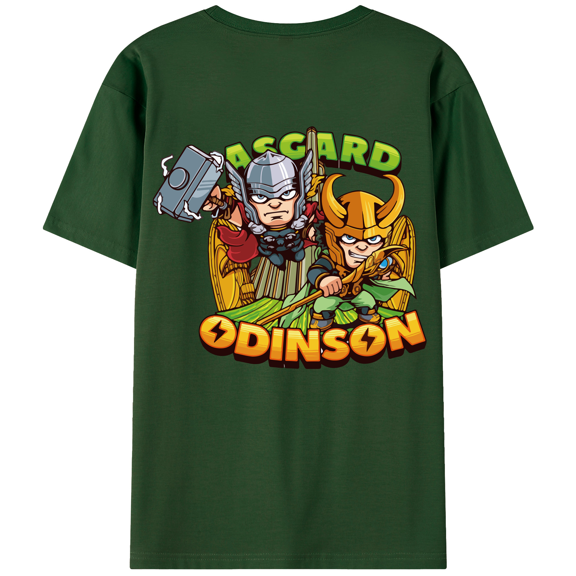 （画像用） アベンジャーズ The Avengers 綿100％半袖Tシャツ（背面プリント）